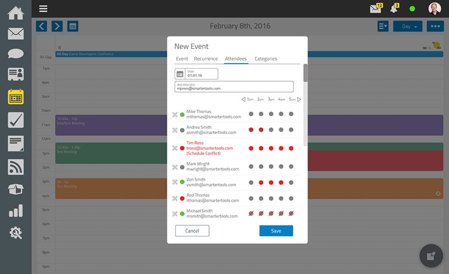 Create Appointment - SmarterMail 16