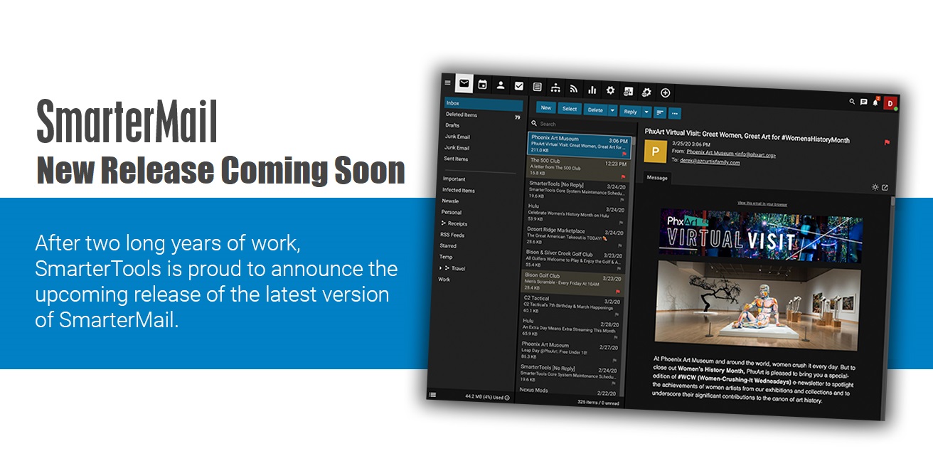 SmarterMail Release Coming Soon
