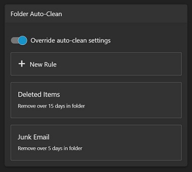 SmarterTools Folder Auto Clean for Users