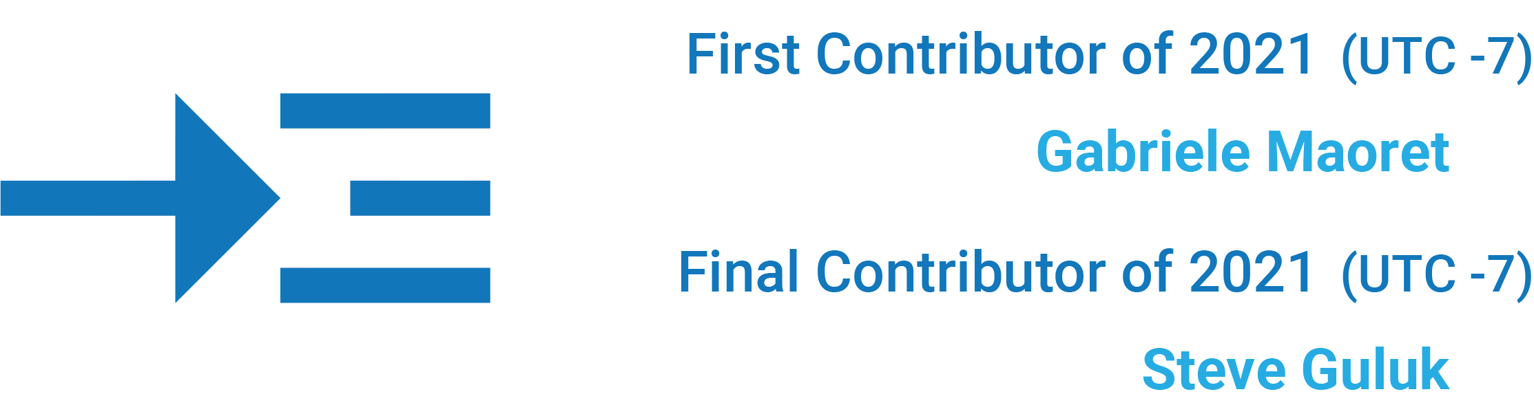 First and Last Contributors