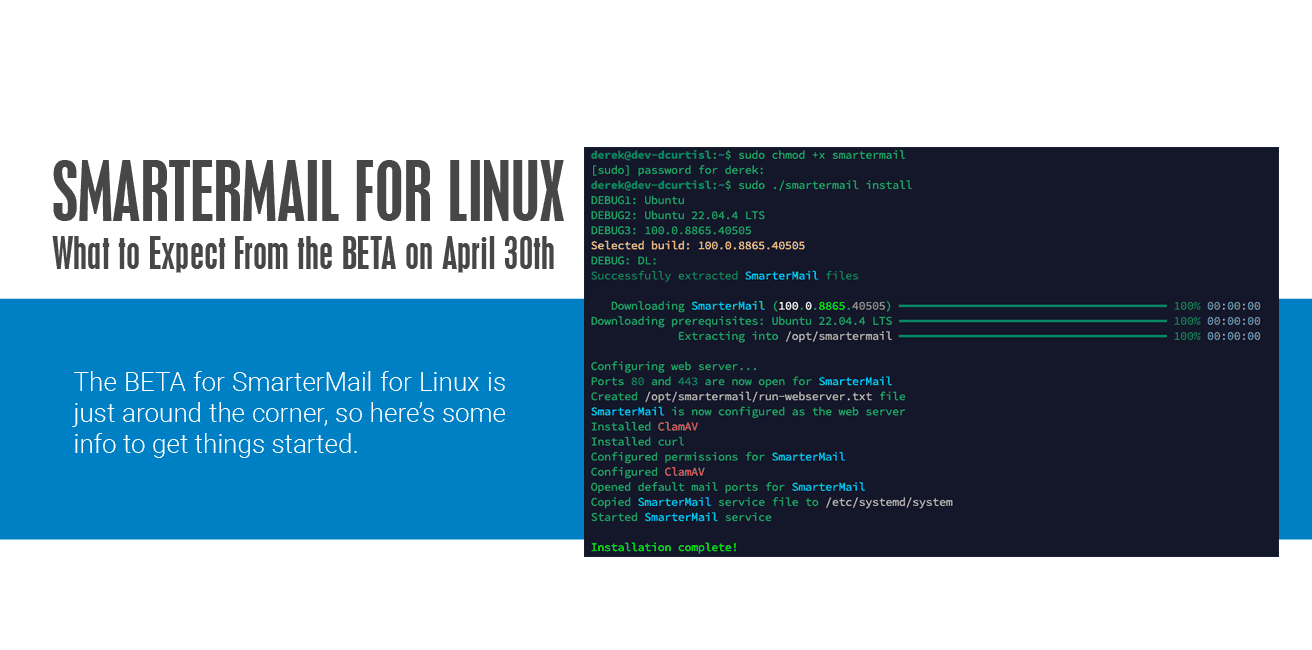 SmarterMail for Linux BETA