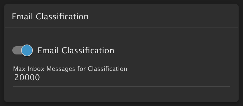 Enable SpamFoo Classification