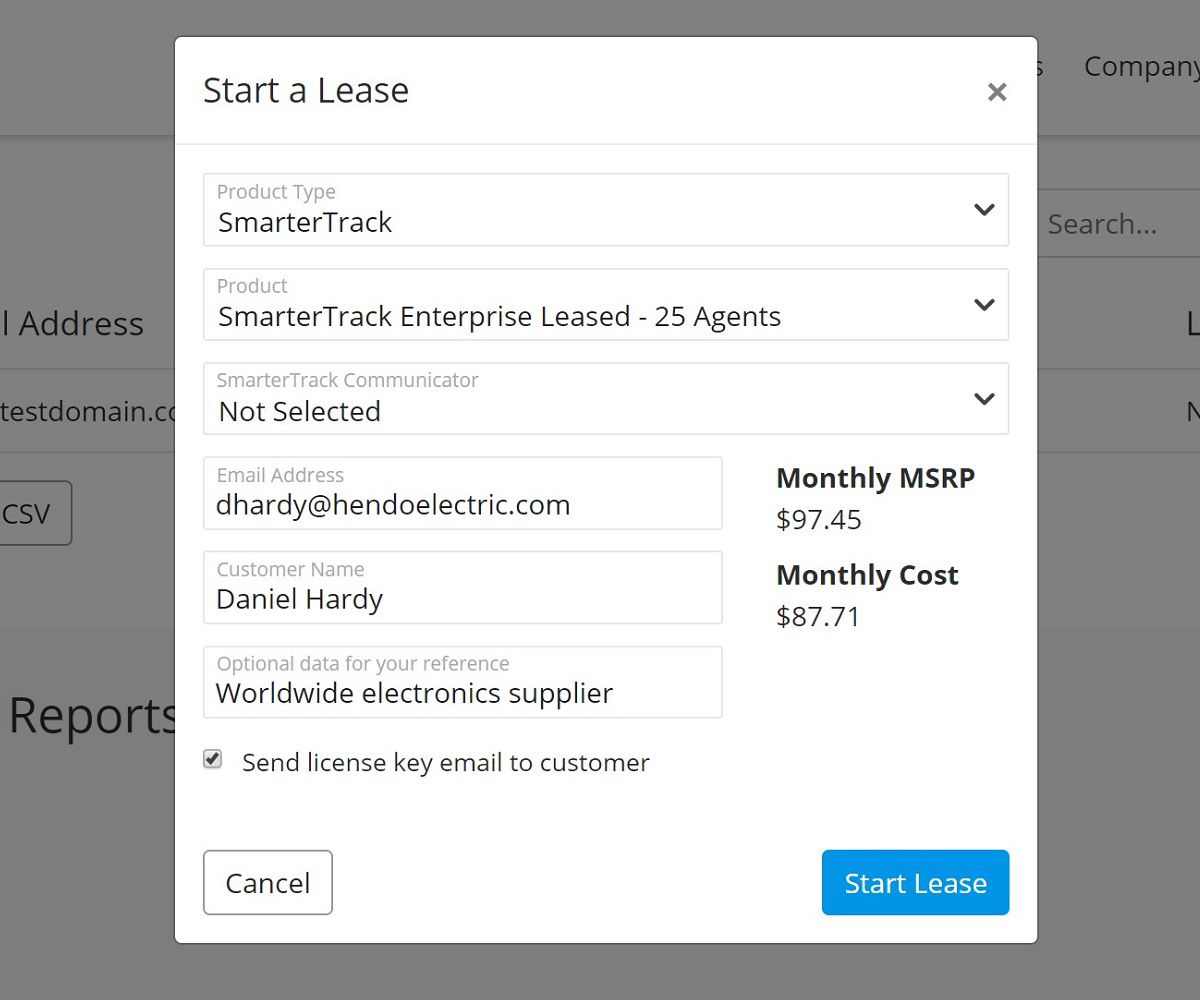 SmarterTools Lease Licenses