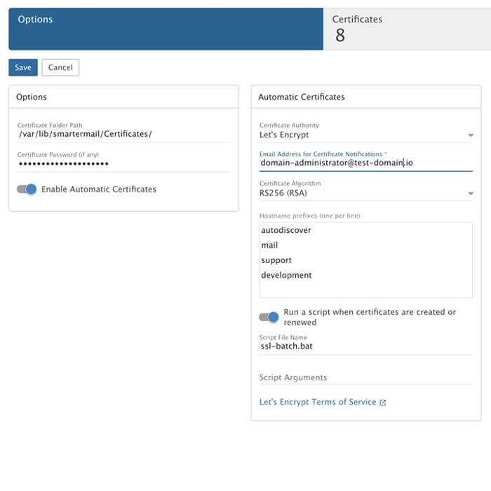 Admin user impersonation window in SmarterMail for secure mailbox access and remote troubleshooting.