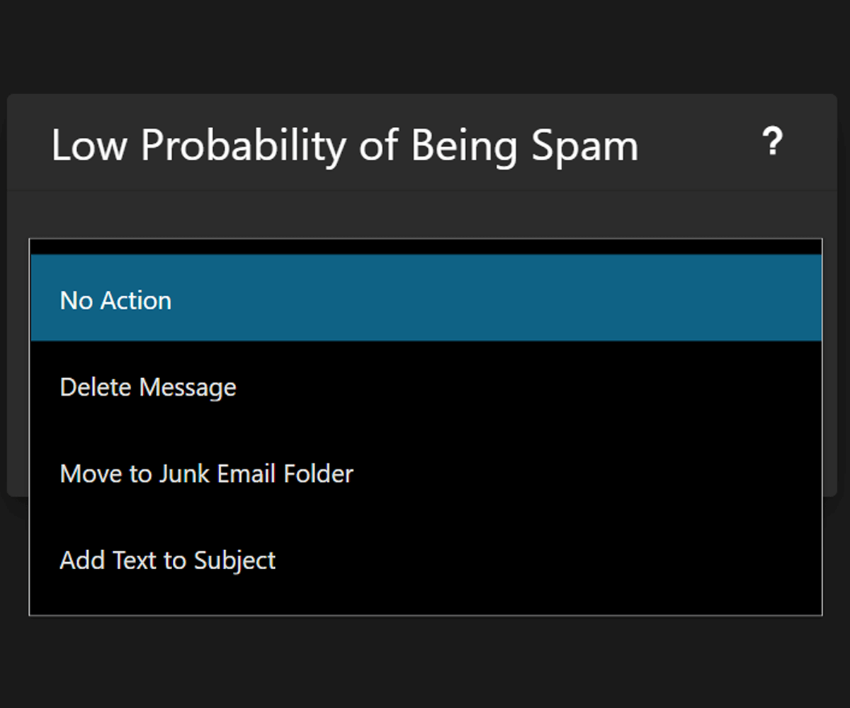Email Server Command Line Antispam
