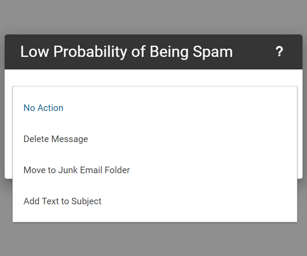Email Server Command Line Antispam