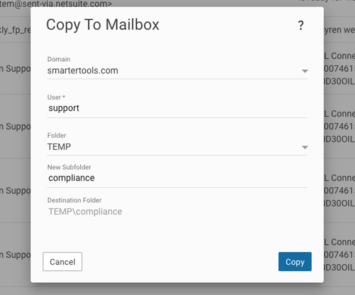Mail Server Compliance as a Service