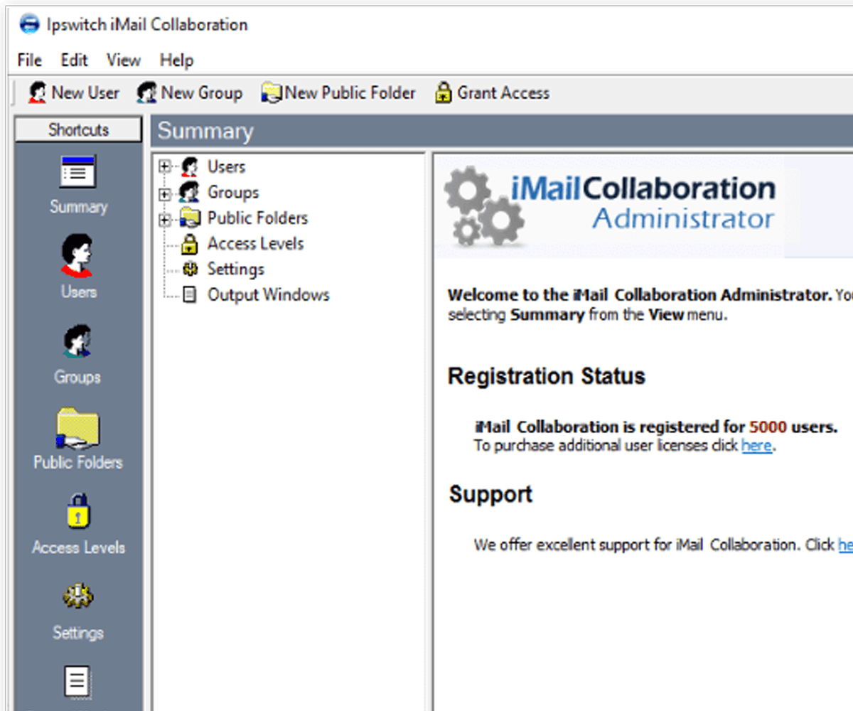 iMail Collaboration Interface