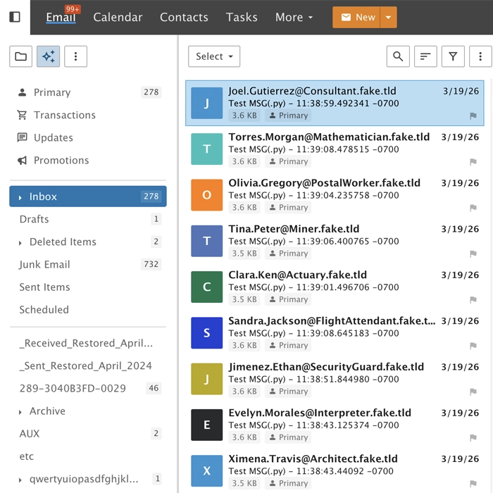 SmarterMail archives every message before it hits the spool.