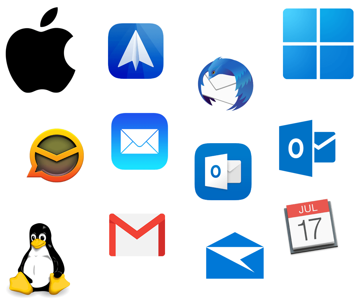 Desktop Email Client Logos