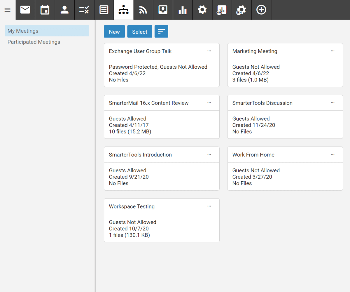 SmarterMail Team Workspaces