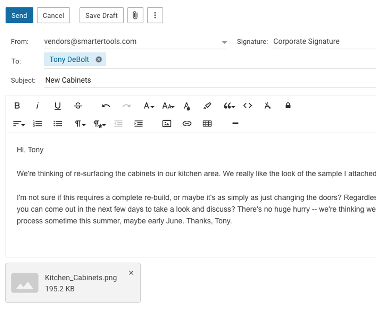 SmarterMail webmail client
