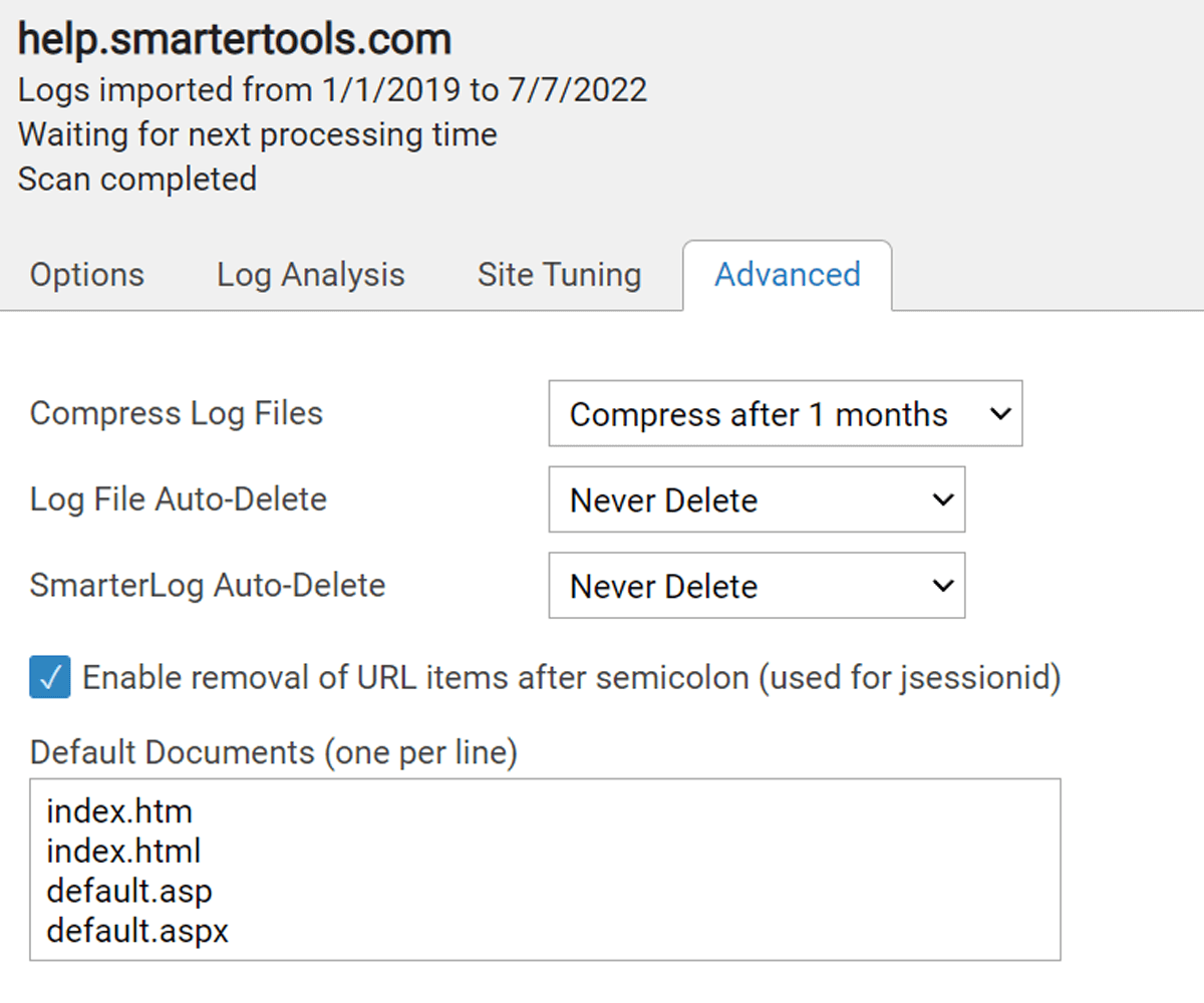 Save Web Server Disk Space