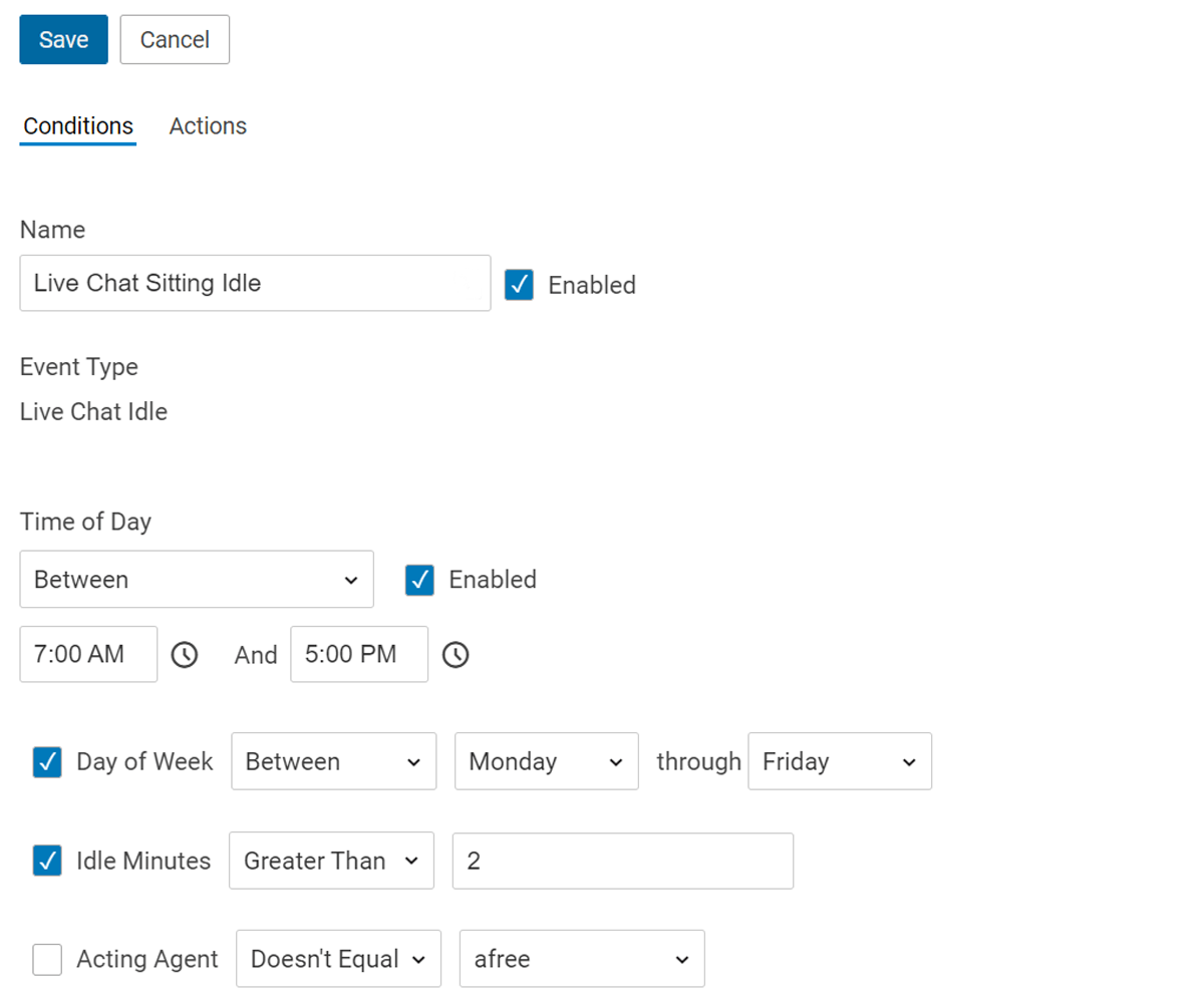 Help Desk Live Chat SLA