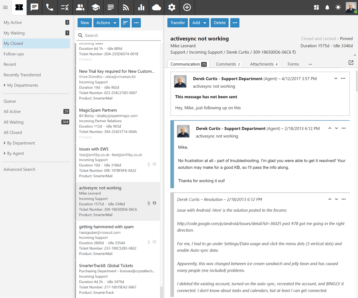 SmarterTrack Helpdesk Software